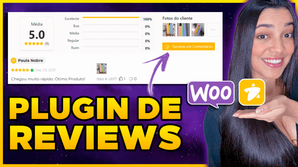plugin de review woocommerce