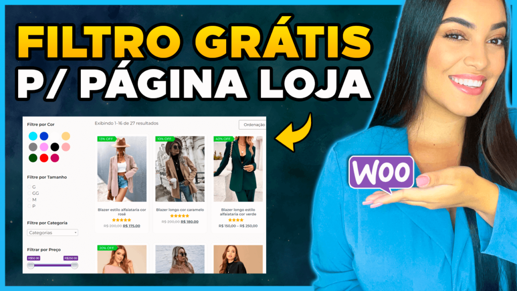 FILTRO DE PRODUTOS Personalizado na Página Loja do WooCommerce