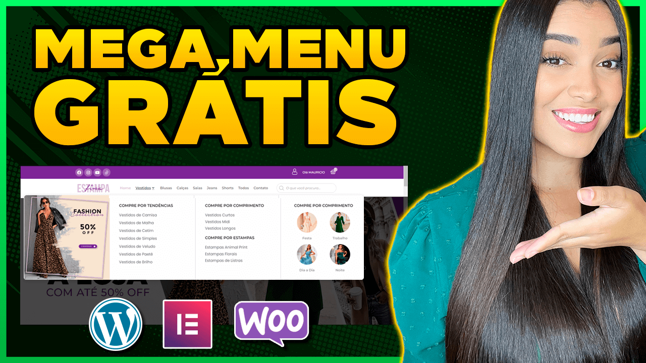 Como Criar um MEGA MENU com Elementor