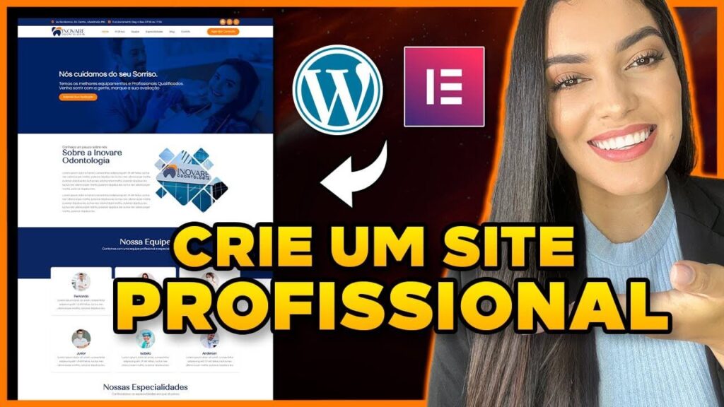 criar site profissional com WordPress